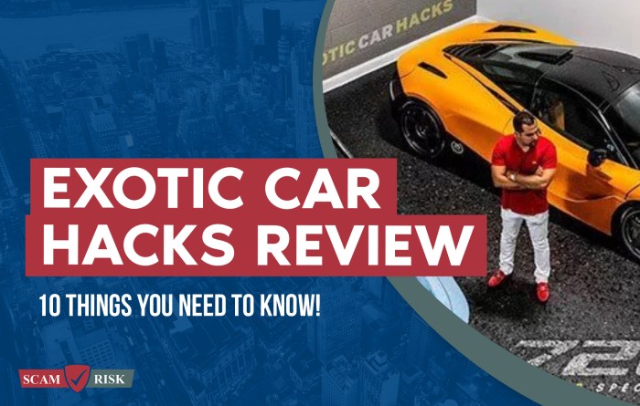 Exotic Car Hacks Review: 10 Things You Need To Know! | ScamRisk