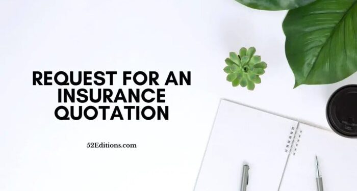 9+ Insurance Quote Examples to Download